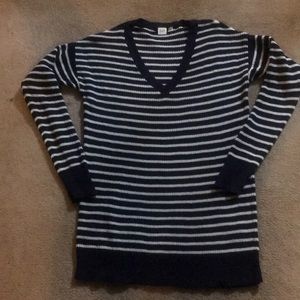 Gap Navy/White Stripe Nautical Sweater Size S
